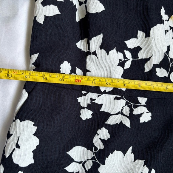 Talbots Strapless Sheath Dress in White and Blue - Picture 13 of 15